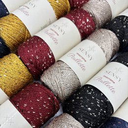 Sensy Paillette Macrame Cord - 109 Yards 100% polyester