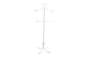 GALAN METAL 40X30X120 WHITE TOWEL RACK PB192892