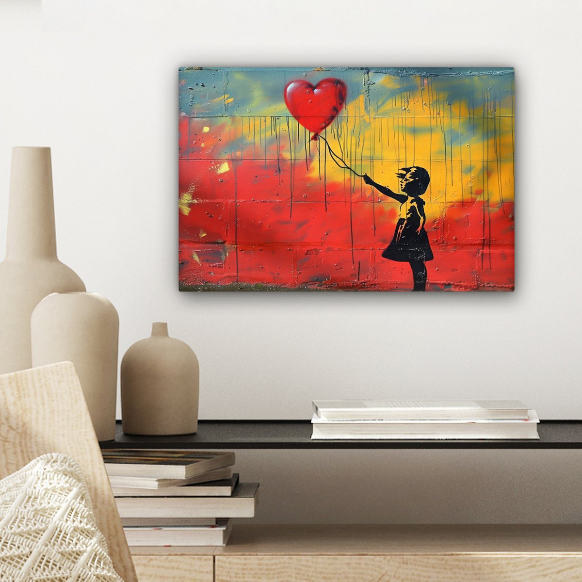 Leinwand Malerei - Wanddekoration Banksy Sty
