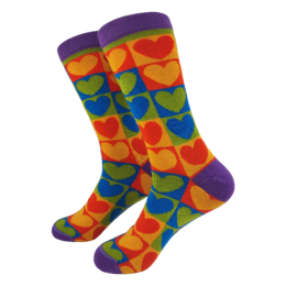 Liebe quadratische Socken