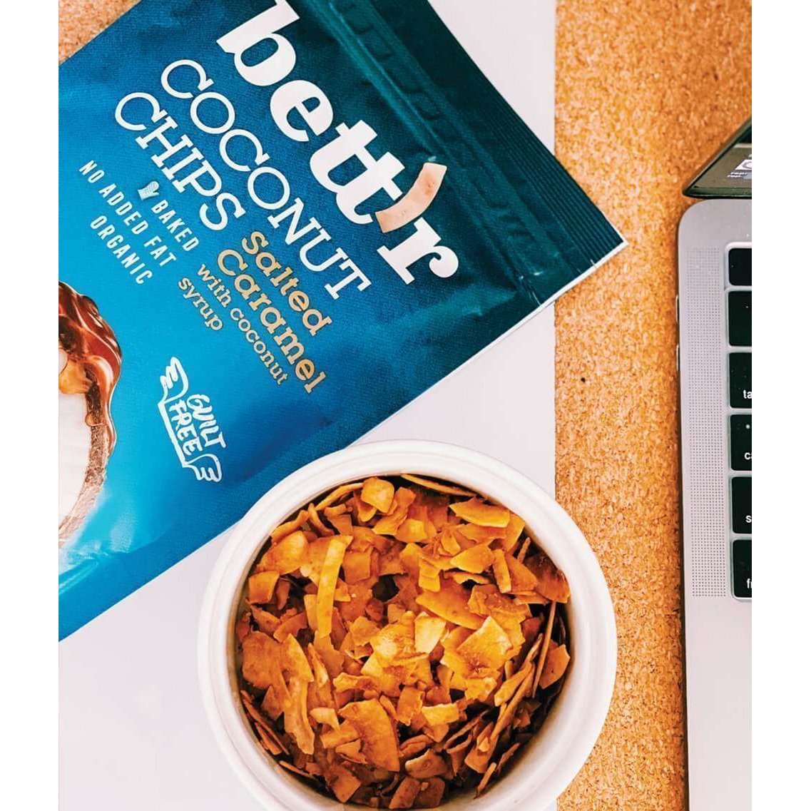 Coconut Chips Salted Caramel, organic, Bett'r, 70g