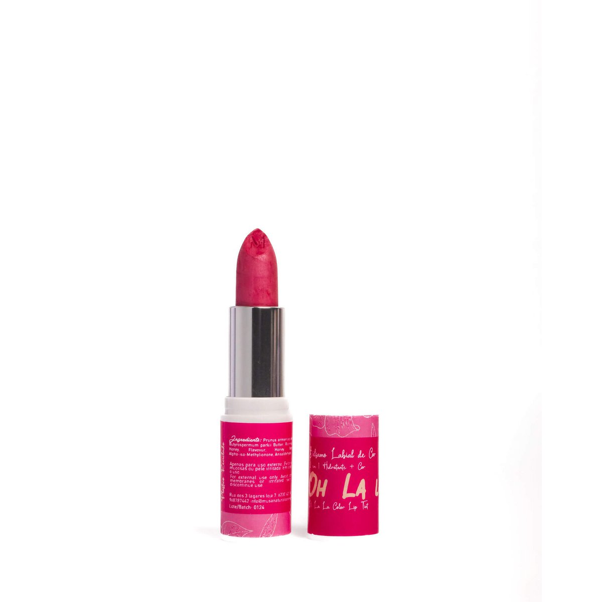 2 in 1 - Moisturizing Lip Balm + Color Lipstick with Refill