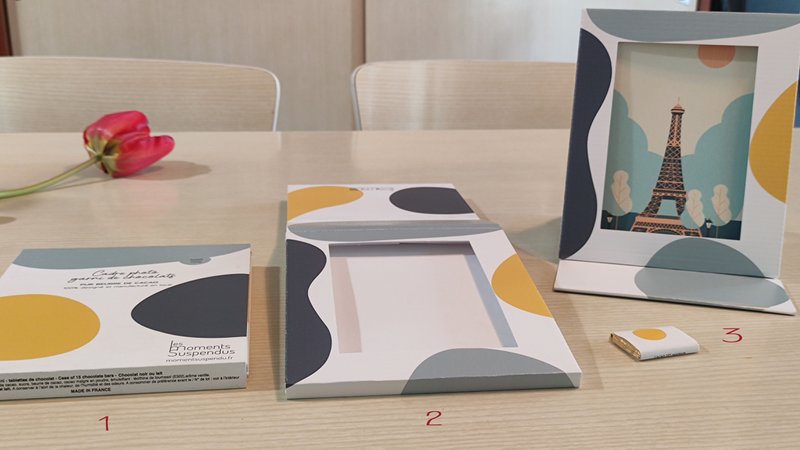 Wiederverwendbare Geschenktasche im Fotorahmen ©