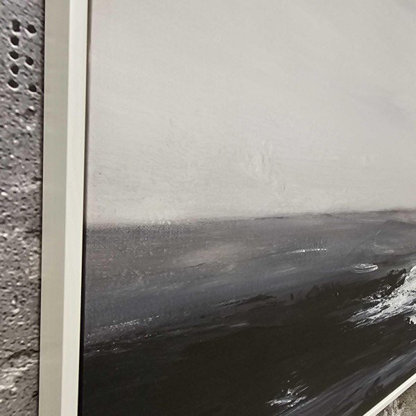 Gaia sea view zwart grijs 100x100cm (69032)