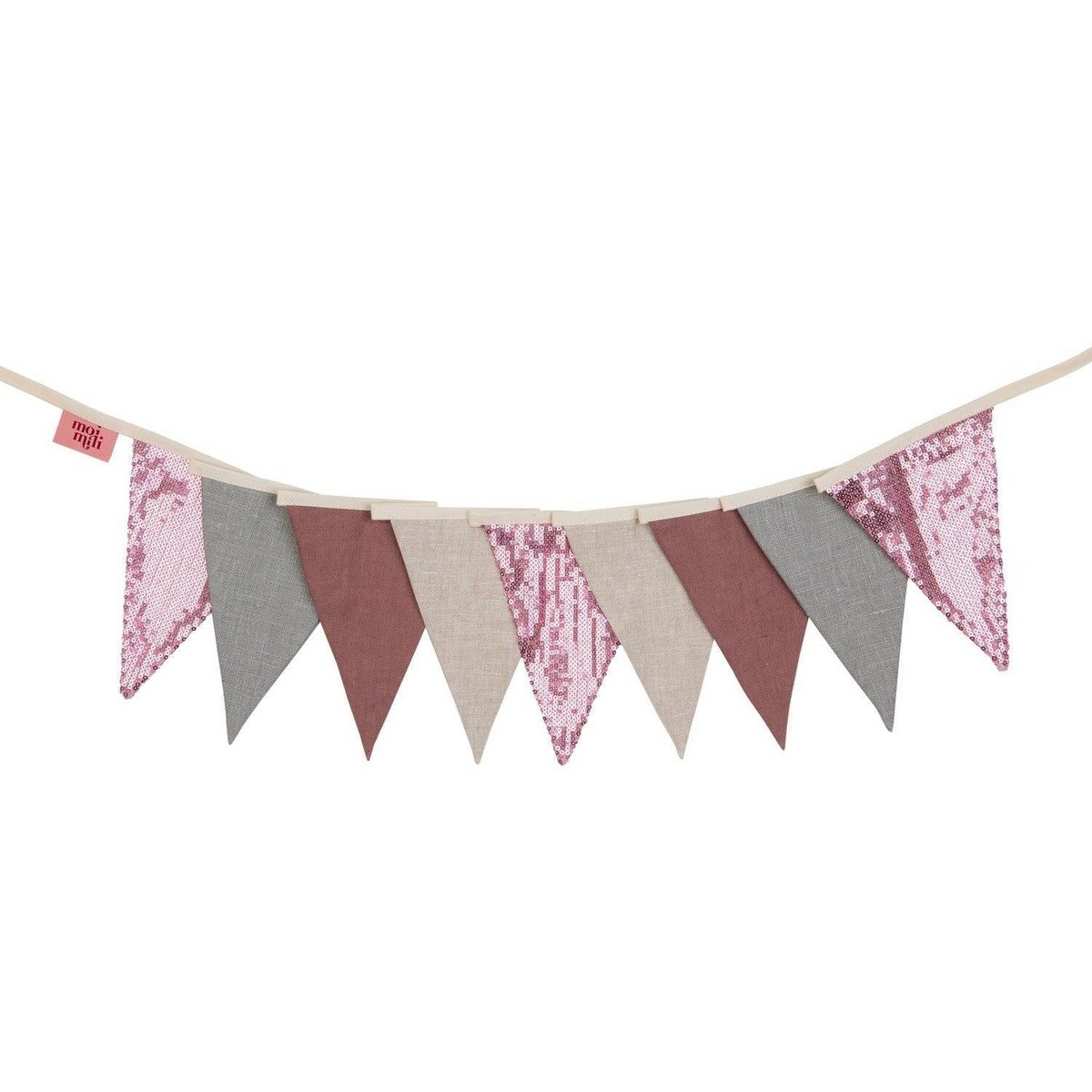 Guirlande de Sequins « Rose et Gris »