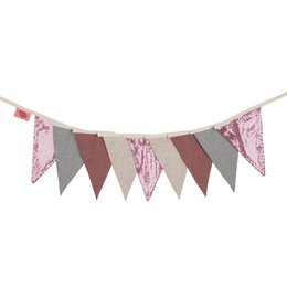 Guirlande de Sequins « Rose et Gris »