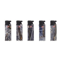 Feuerzeugdisplay mit Jean-Windproof-Dekor