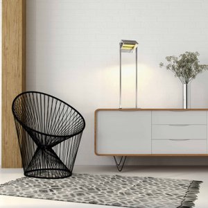 Luxe 3 tafellamp wallwasher LED messing
