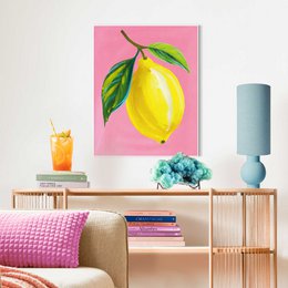 Cuadro Slim Marco Juicy Lemon 50x40