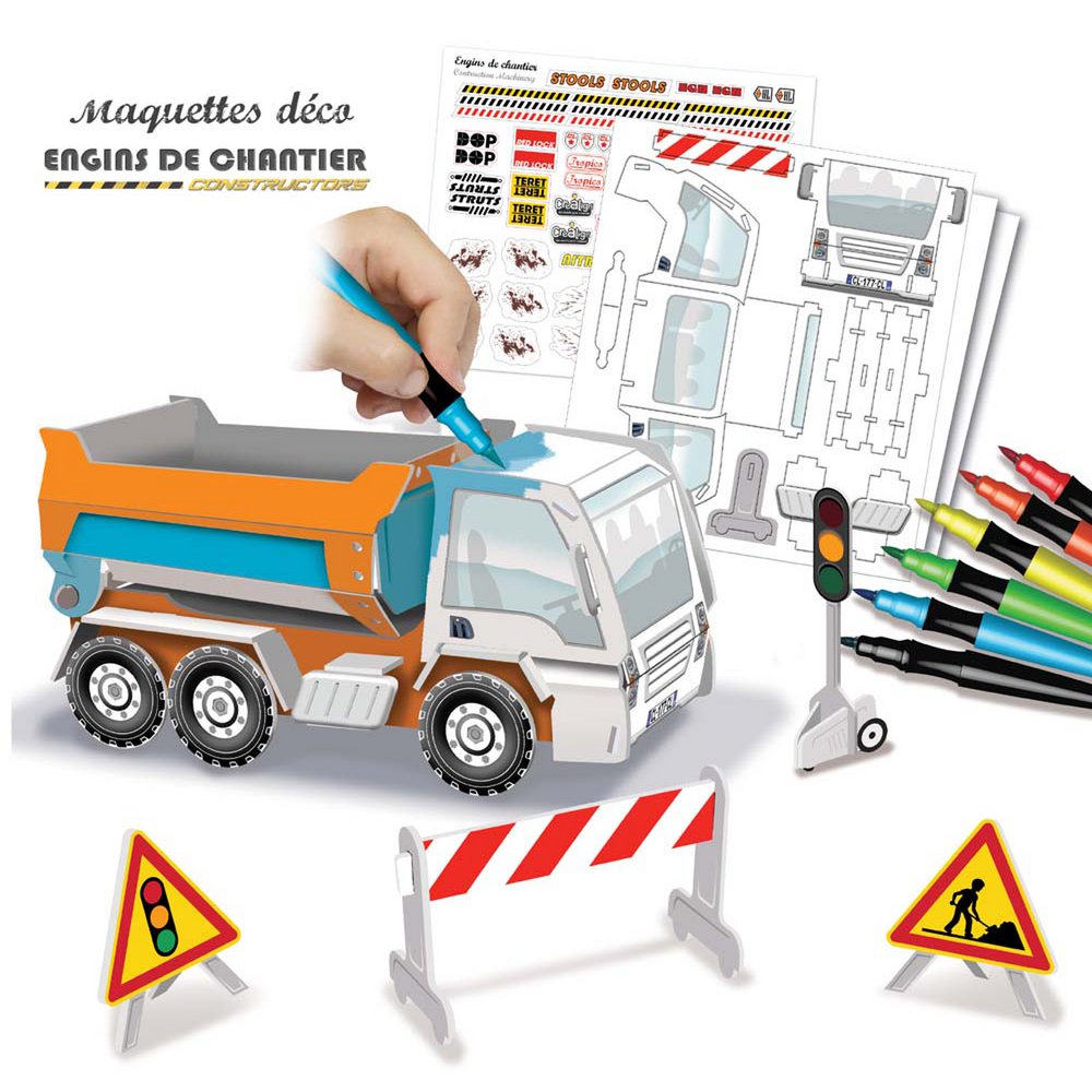 Dekorative Modelle "Baumaschinen"
