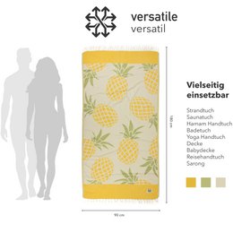 JAUNE ANANAS - 100% Coton