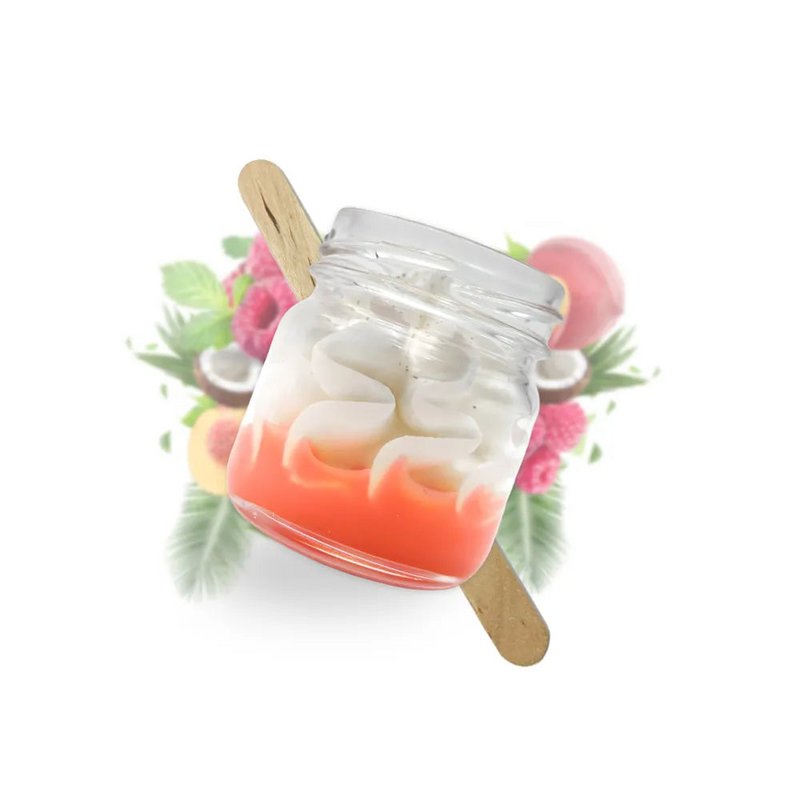 Creamy peach wax