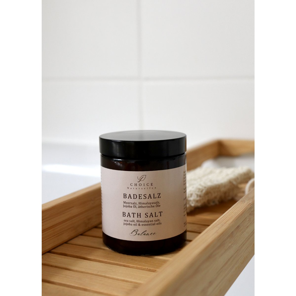BATH SALT with jojoba oil and essential oils
