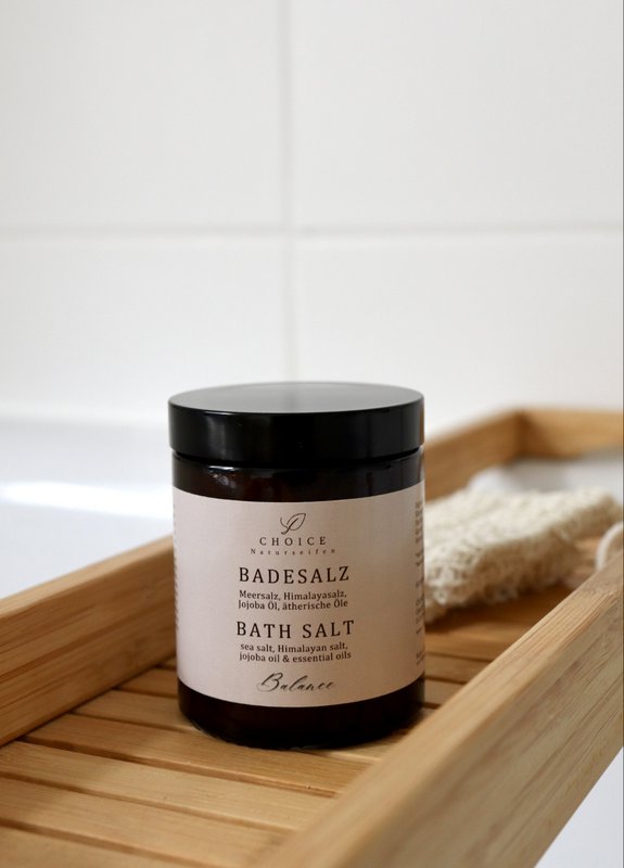 BATH SALT with jojoba oil and essential oils