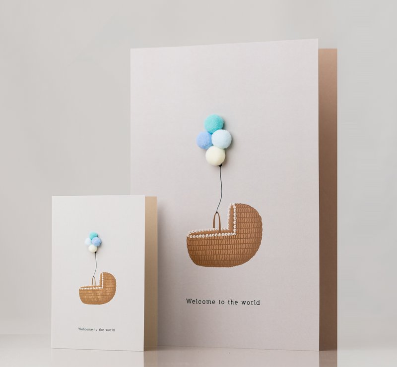Baby nest - Blue A4