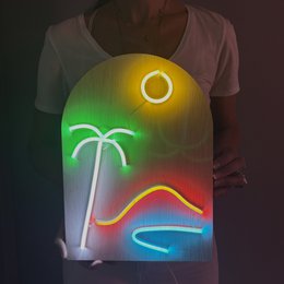 Neon førte oase