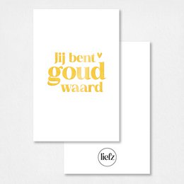 Minicarta | Vali oro | Lamina d'oro