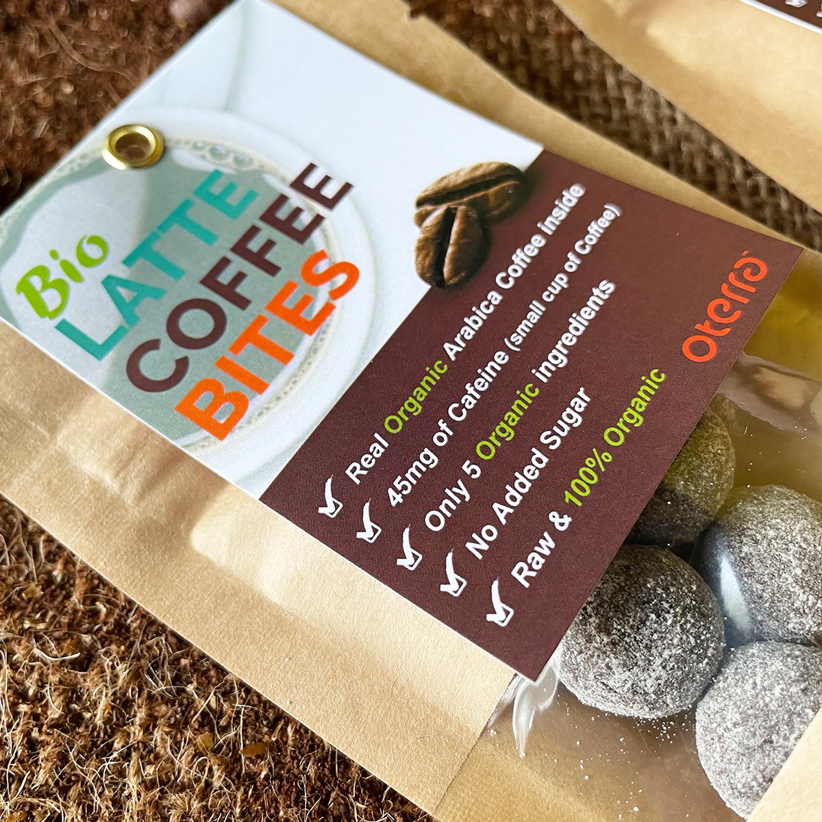 Personalized Bio Latte Coffee Bites