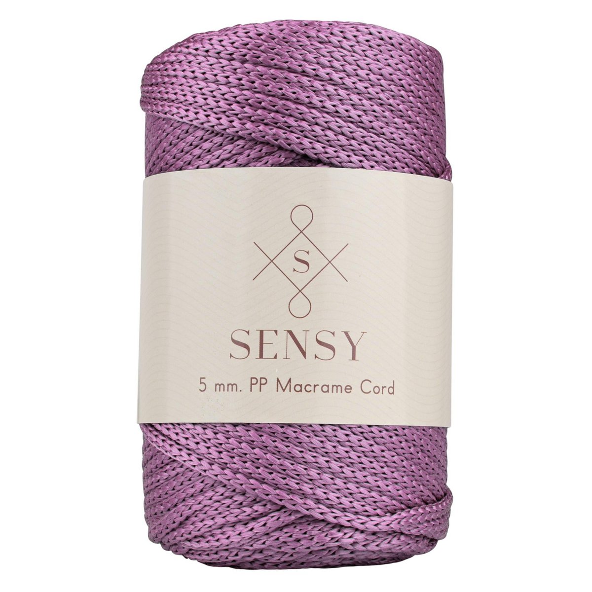 Cordoncino macramè Sensy Premium da 5 mm - 104 iarde, 100% poliestere