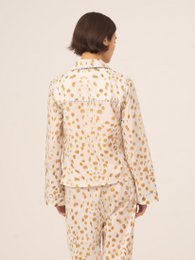 Camicia pigiama bianca con stampa cervo Bambi