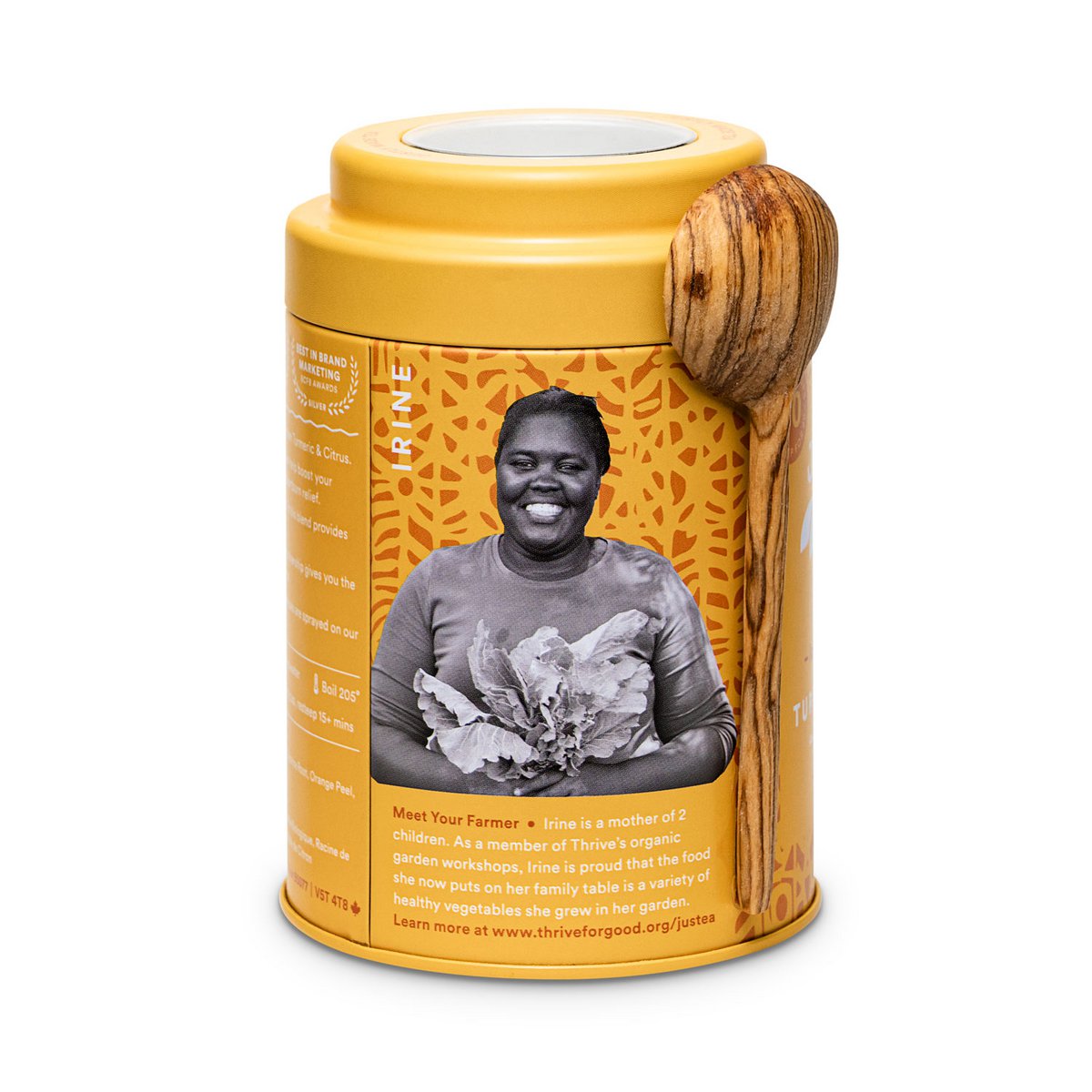 Justea|Turmeric Ginger| Ginger tea | Loose tea | Organic | Fairtrade | Tea gift