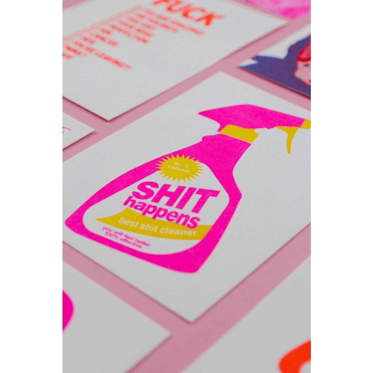 Riso print Der sker lort