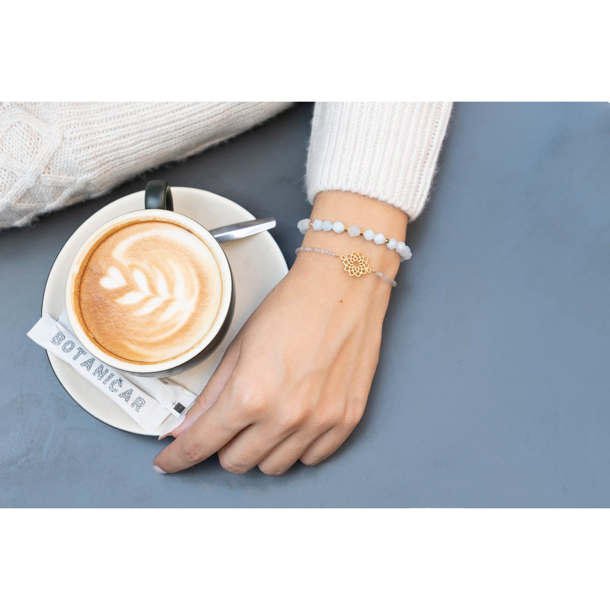 CROWN CHAKRA BRACELET - SILVER