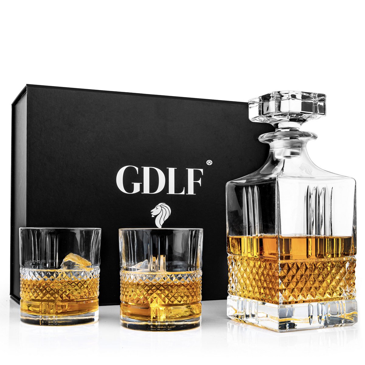 Whiskey Decanter Set Superior In Gift Box