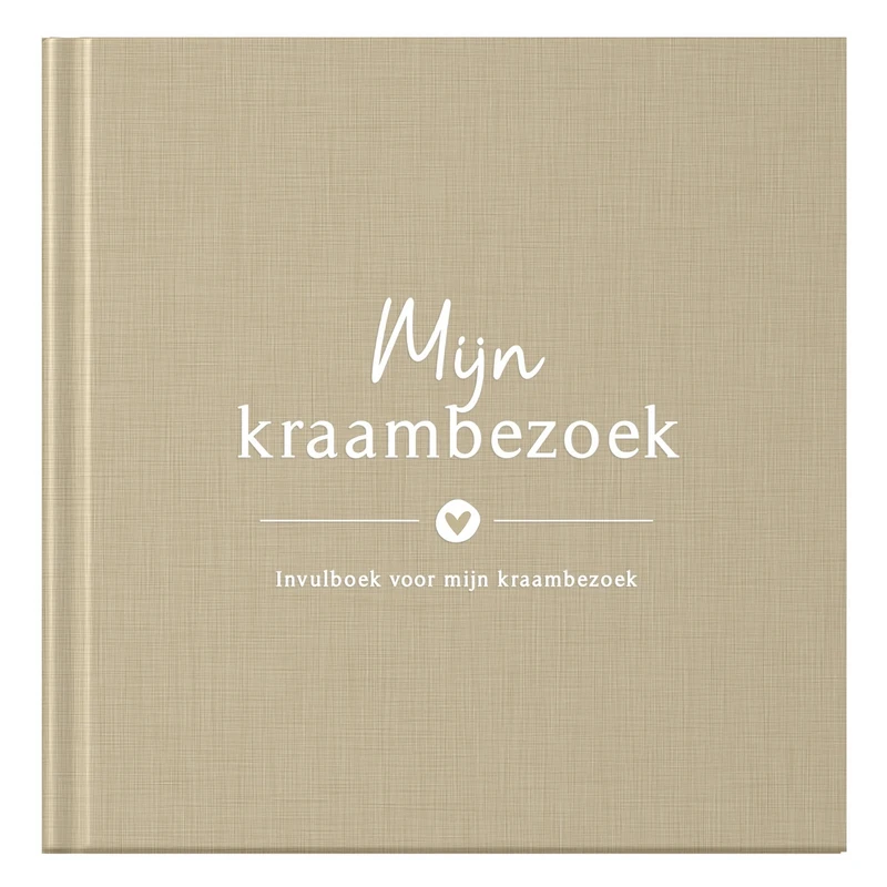 Fyllbooks My maternity visit book - Linen Taupe
