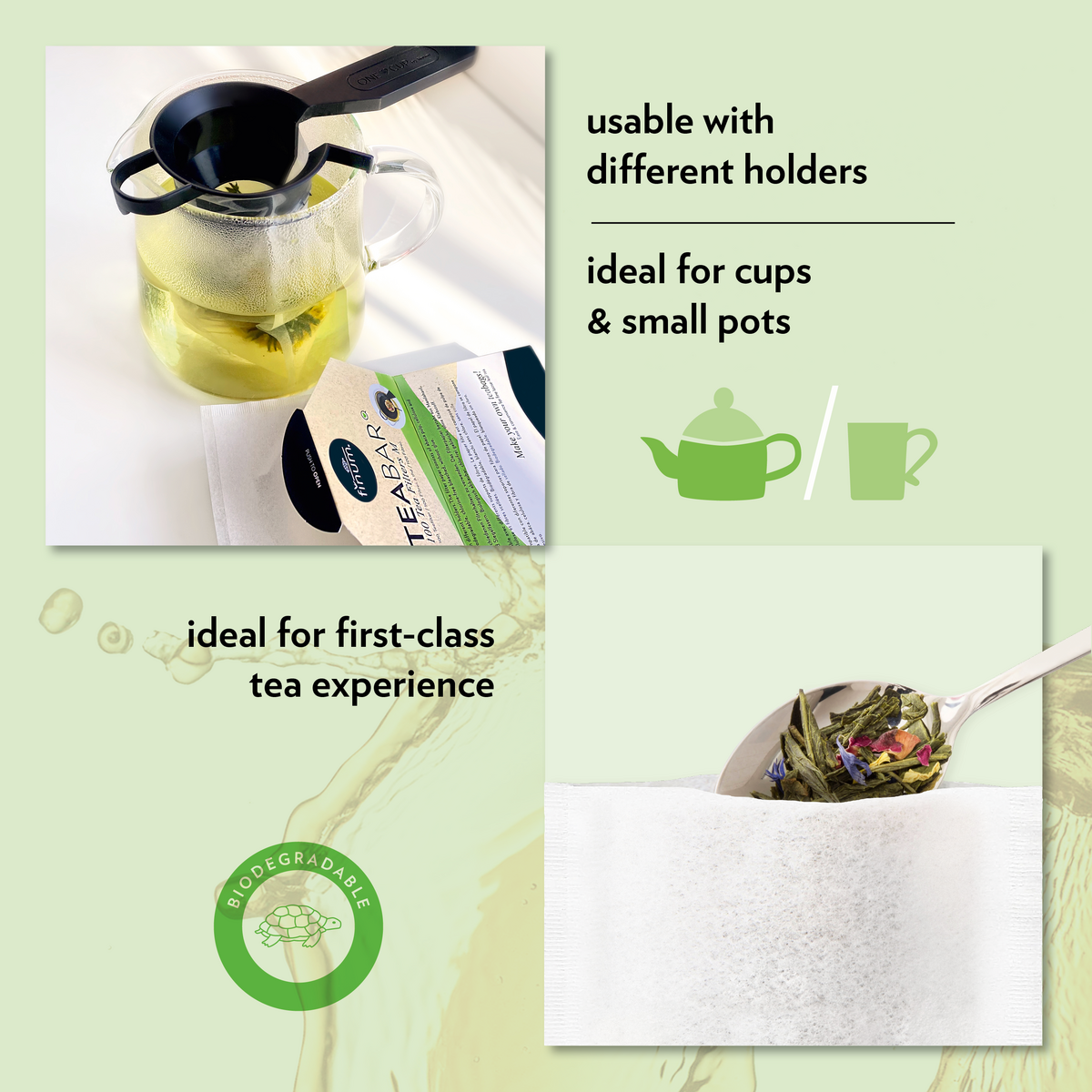 TEABAR M, Tea Filters