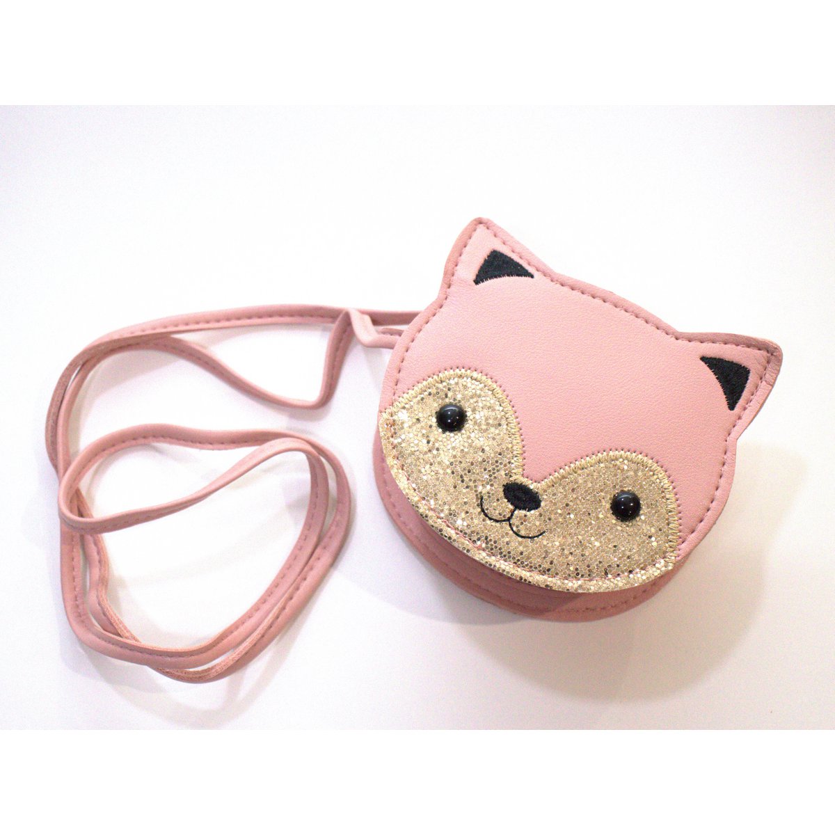 Children's shoulder bag - Gaspard the kitten Pink
