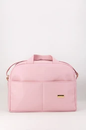 Borsa premaman semplice per bambini, Made with Love, rosa