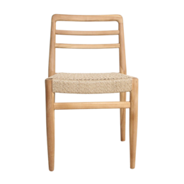 Sedia da giardino in teak Verano - Naturale