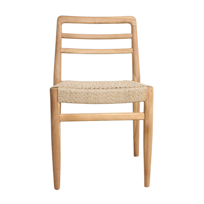 Sedia da giardino in teak Verano - Naturale