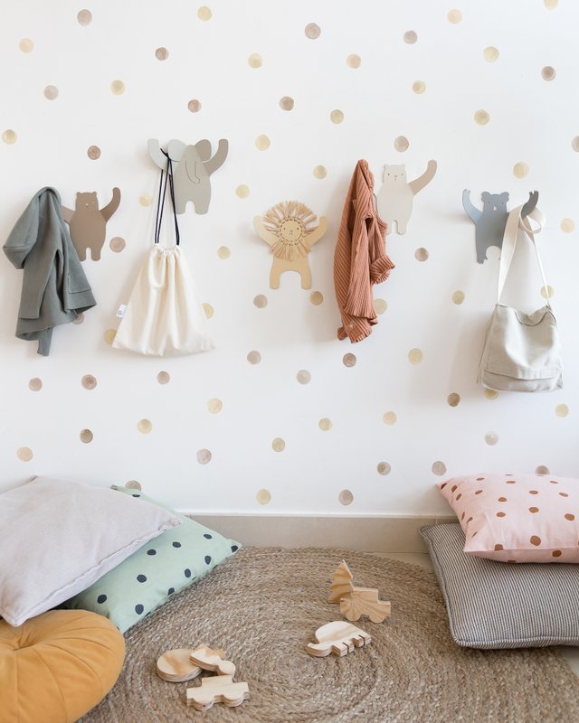 Akvarel prikker wallsticker