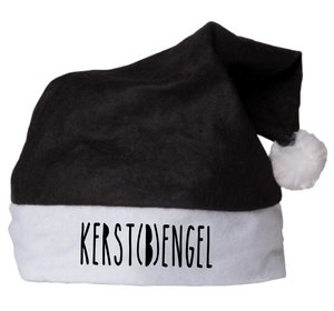 Santa hat - (Christmas) dangle - black