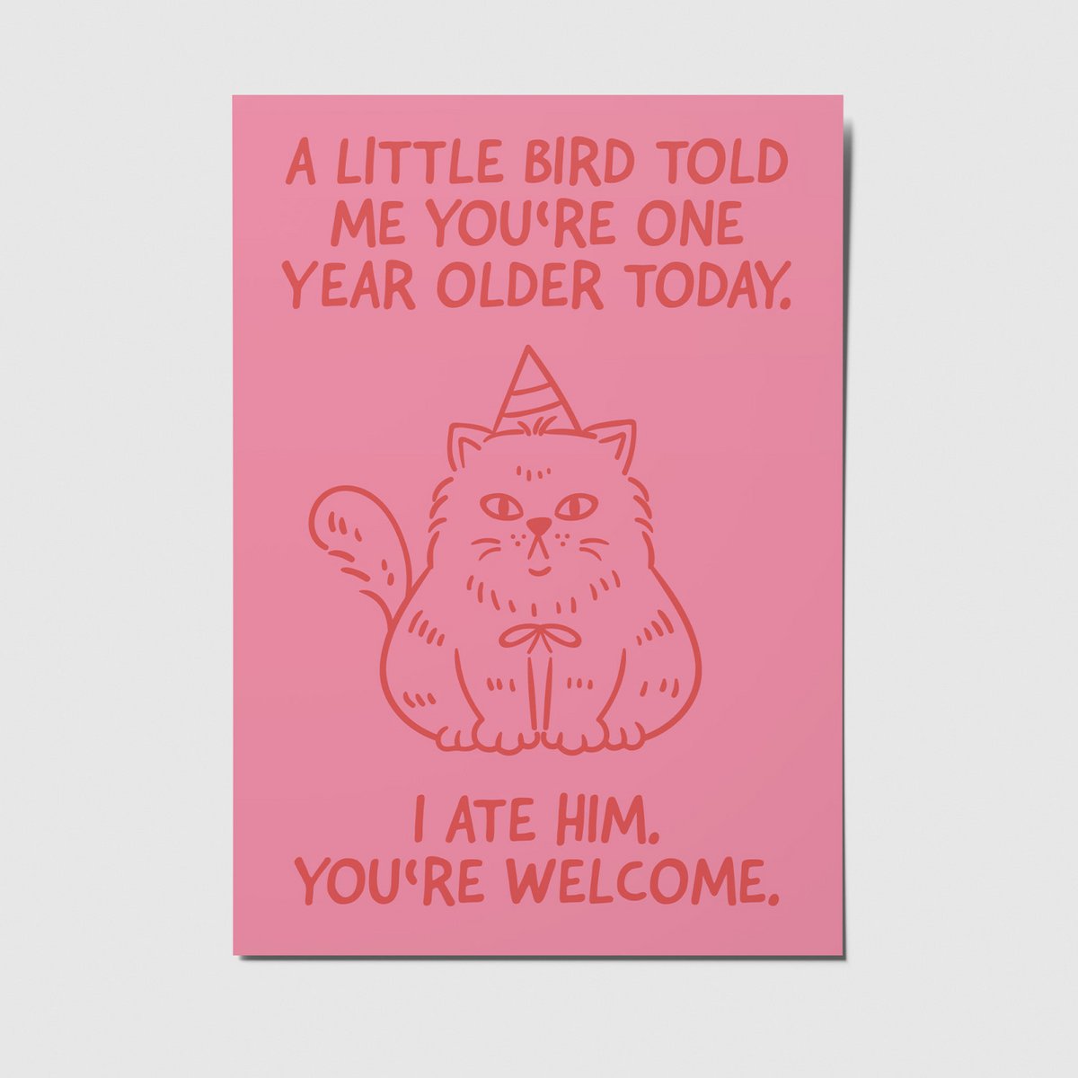 A Little Bird - A6 Postcard