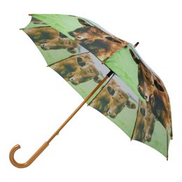 Umbrella Swiss cow in the meadow 105cm