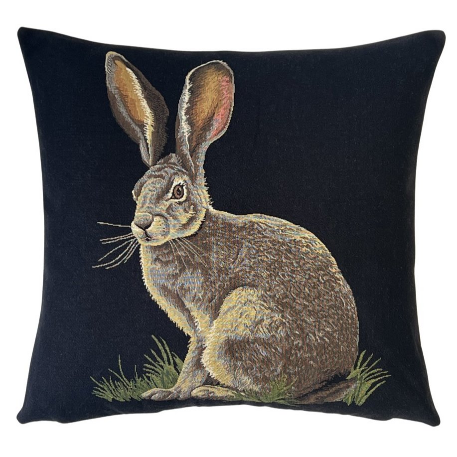 cubierta de almohada de liebre