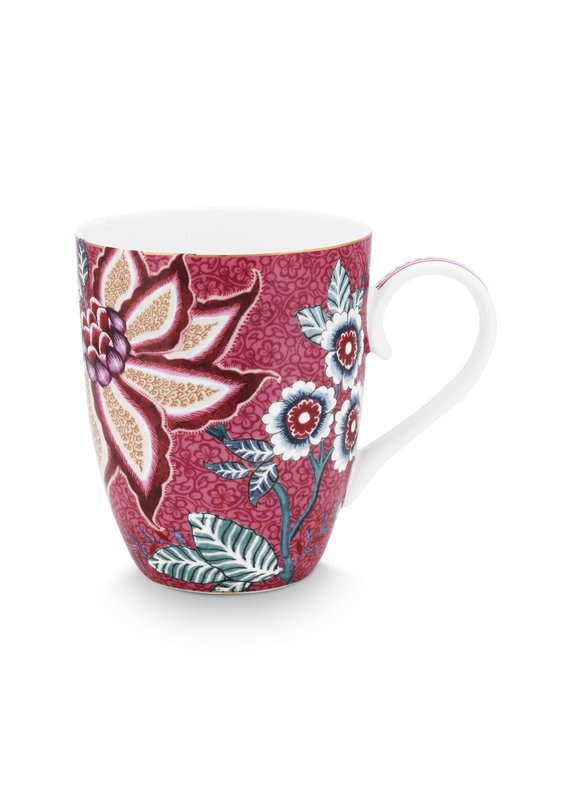 PIP - Blomsterfestivalkrus Hindbær 350ml