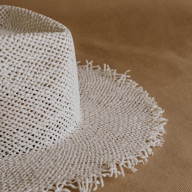 San Pancho · White beach hat