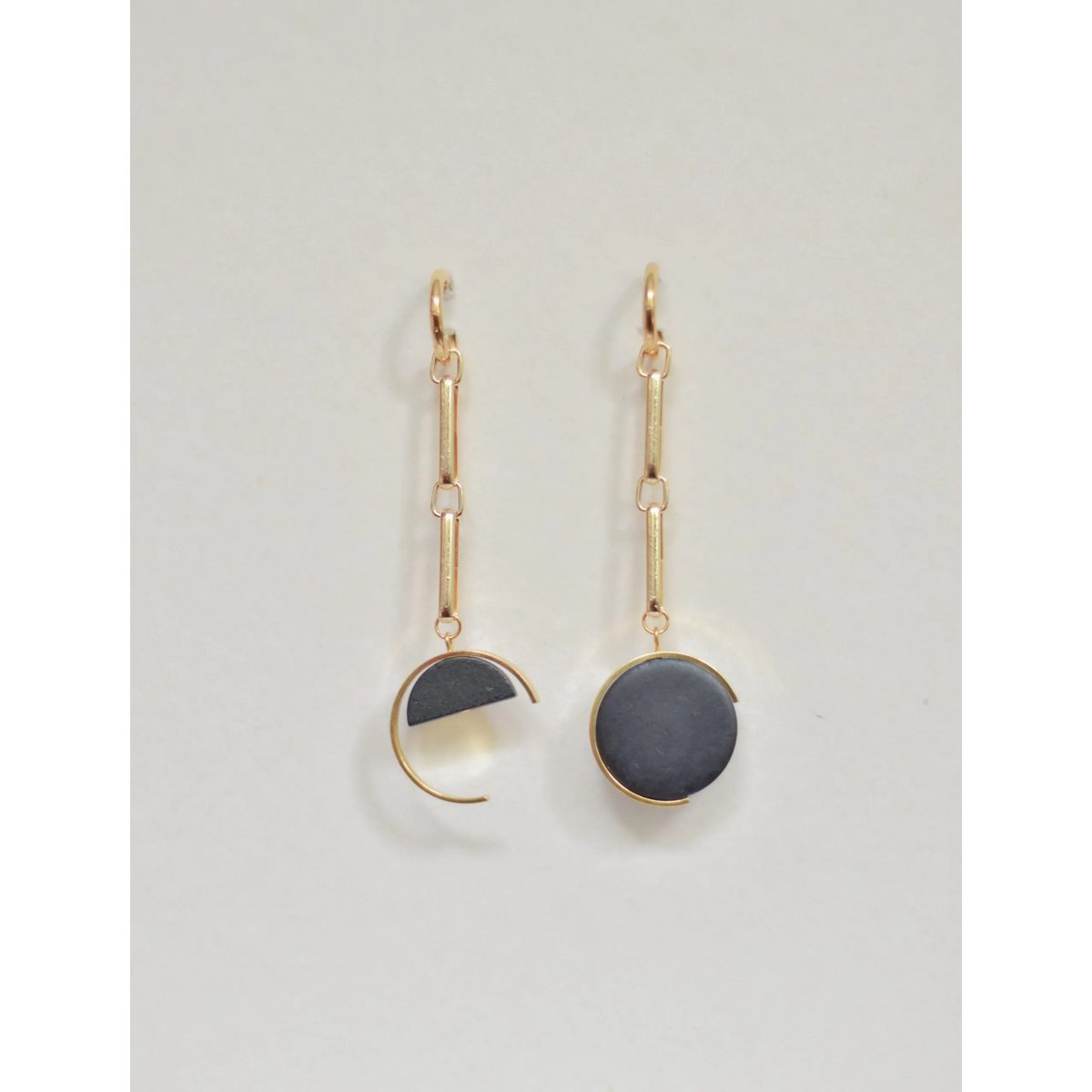 Asymmetrical Pendulum Earrings
