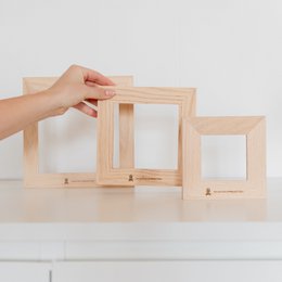 Premium Oak Wooden Frame