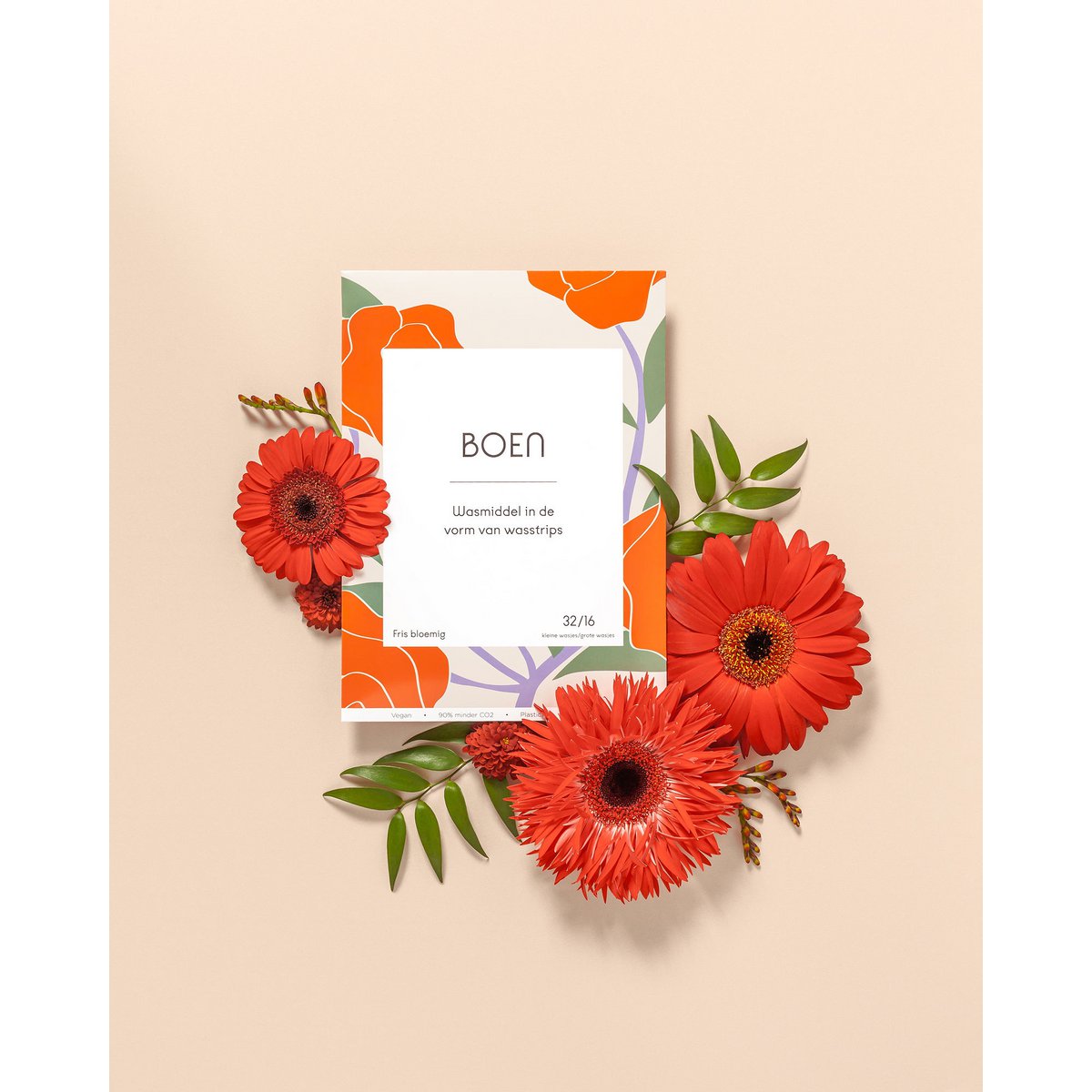 Boen Laundry Leaves (32x) / Tiras de lavado / Hojas de detergente para ropa