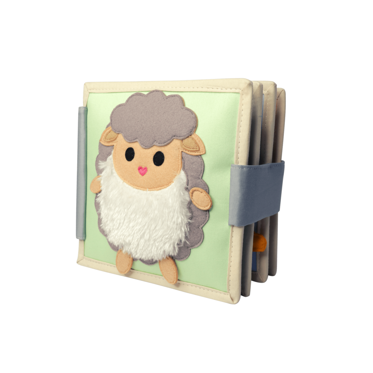 Pecora Felice - mini libro tranquillo di 6 pagine