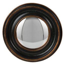 Spiegel Ø 23 cm Bruin Polyresin Bolle Spiegel