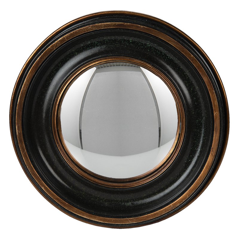 Spiegel Ø 23 cm Bruin Polyresin Bolle Spiegel