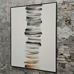 Gaia stacking blocks black 90x120cm (69036)
