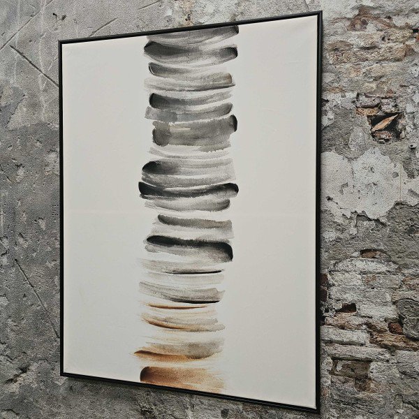 Gaia stacking blocks black 90x120cm (69036)