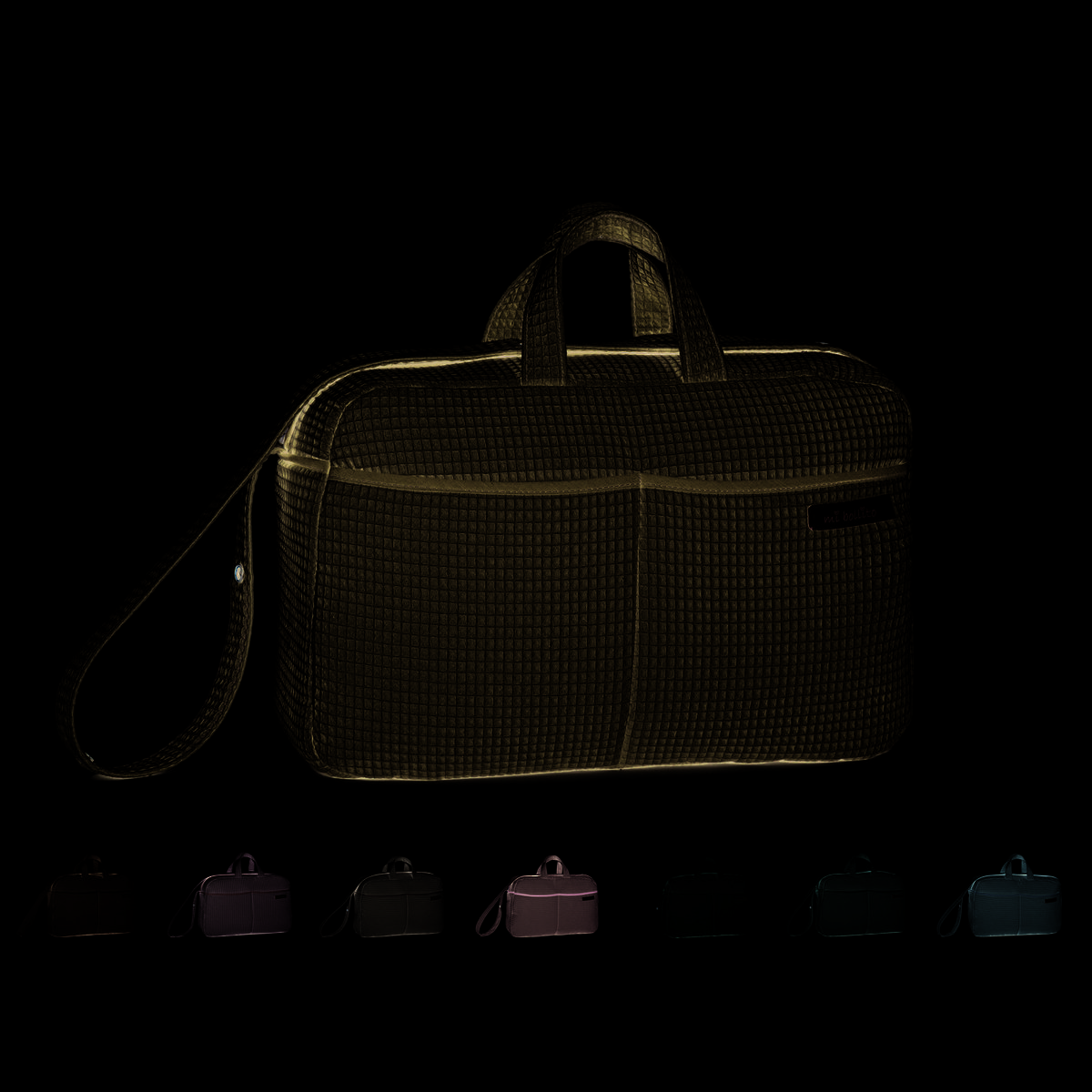 Sac de maternité bandoulière pour poussette et hôpital. Sac organisateur de grande capacité pratique et élégant. Produit fabriqué en Espagne.